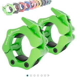 NWT - 2" Barbell Collars Warm Body Cold Mind Olympic